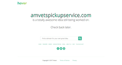 Desktop Screenshot of amvetspickupservice.com